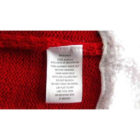 Derek Heart Santa Skirt Size Small Worn 1x Knit Christmas Party Holiday Festive - Picture 6 of 11